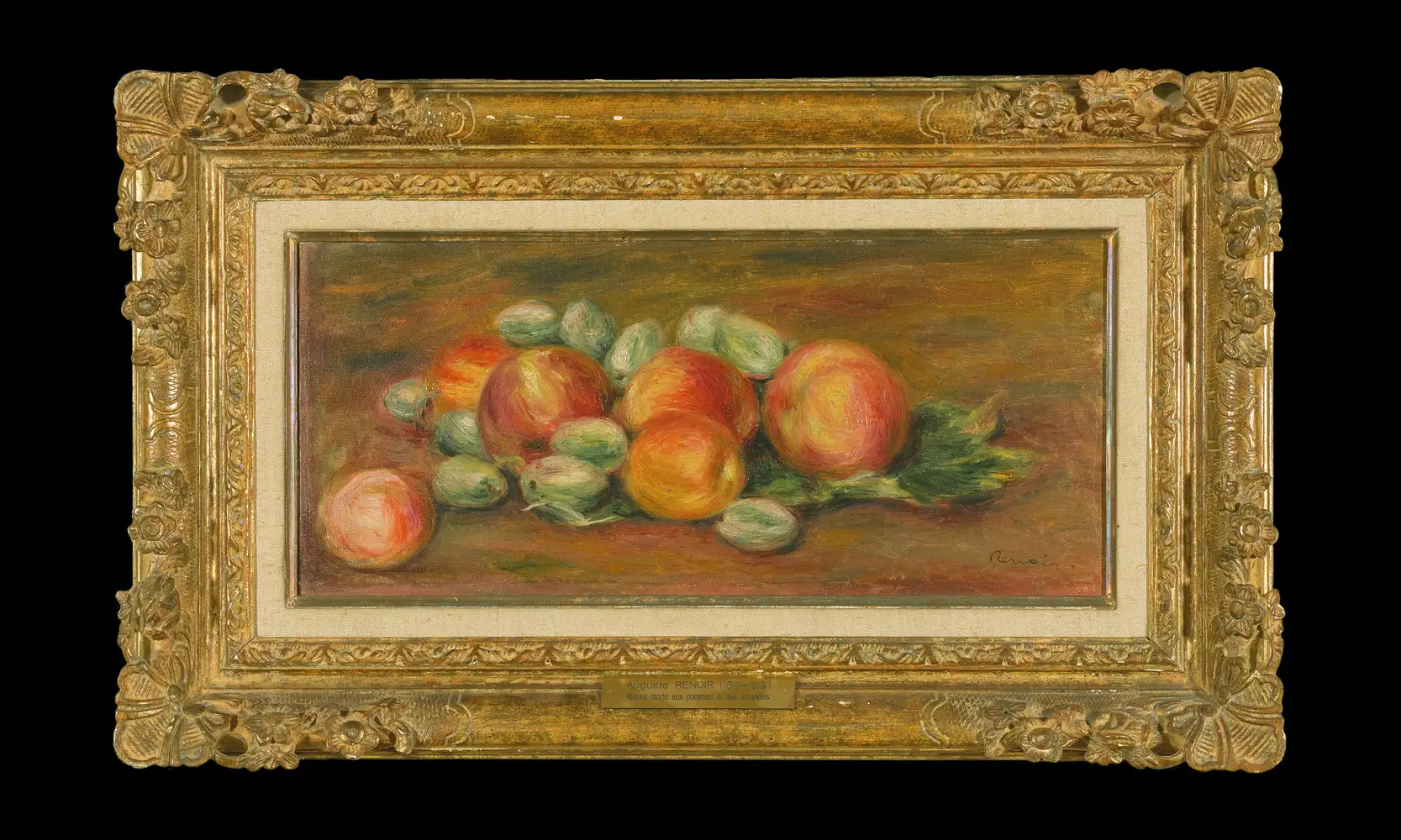 Nature morte aux pommes et aux amandes